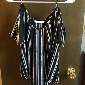 Lush cold shoulder top